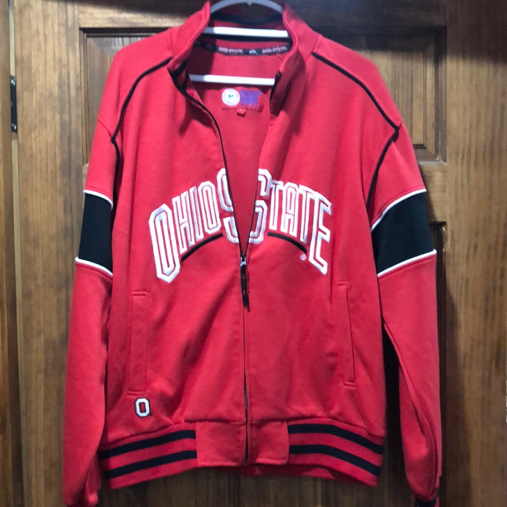 Ohio State Red Zip-Up Jacket